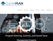 Tablet Screenshot of clearplanconsulting.com